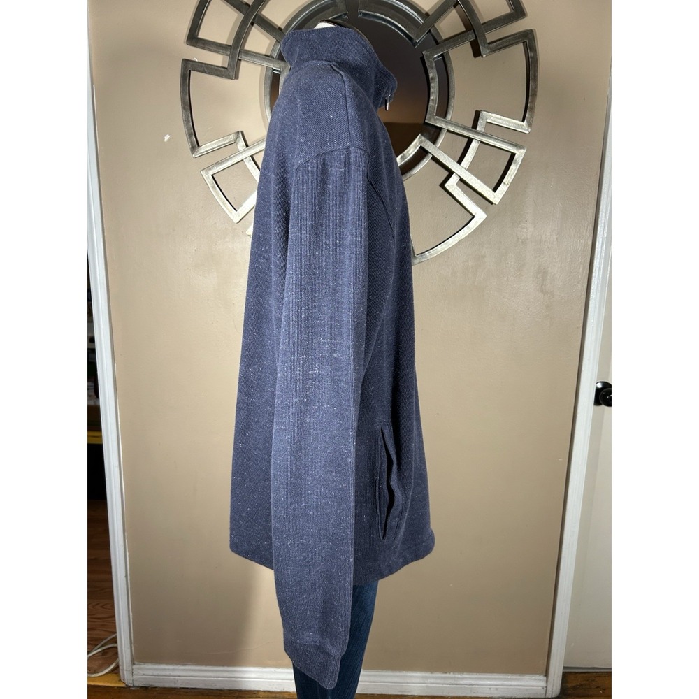 QuikSilver Waterman Collection 1/4 Zip Knit Pullover Men's‎ Size XXL Blue - Picture 4 of 12